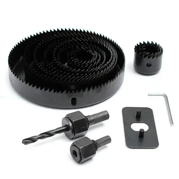 16pcs Hole Saw Kit - 19-127mm Drill Bit Cutter for Wood Working - Image 5