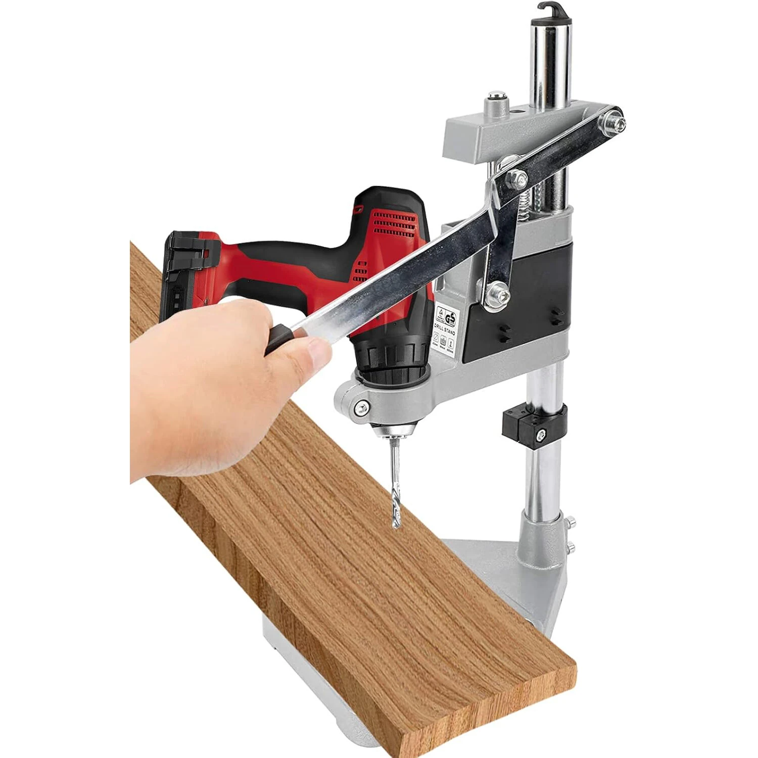 Multifunctional Electric Drill Stand | Adjustable Height & Clamp Base for Woodworking & Metalworking - Image 2