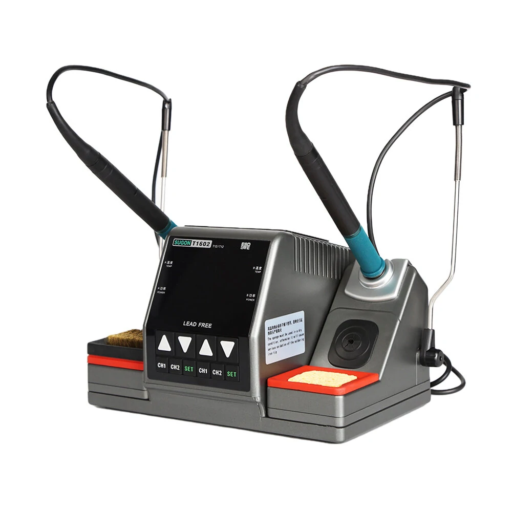 SUGON T1602 Soldering Station - Dual Rework Station for Phone PCB & SMD Repair - Image 5