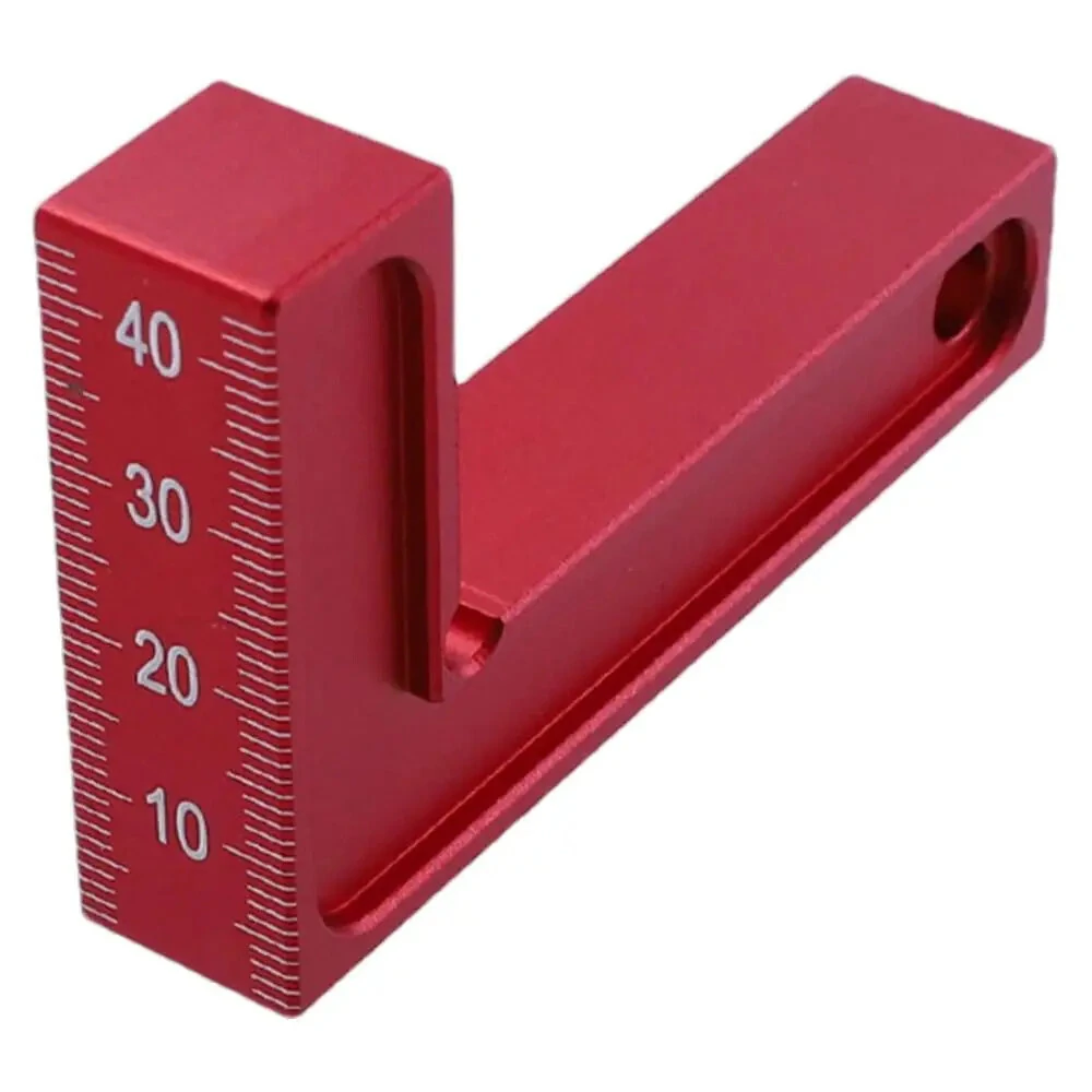 RUITOOL 75x45mm Aluminum Alloy L Square Ruler - Woodworking Right Angle Tool - Image 2