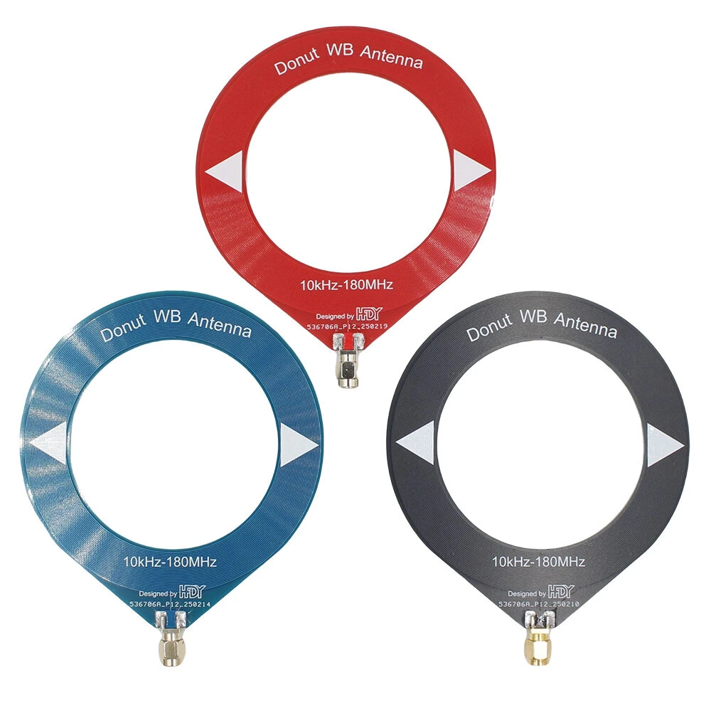 Wideband SDR Antenna 10kHz-180MHz | Donut Loop for Shortwave & Medium Wave | SMA Male - Image 2