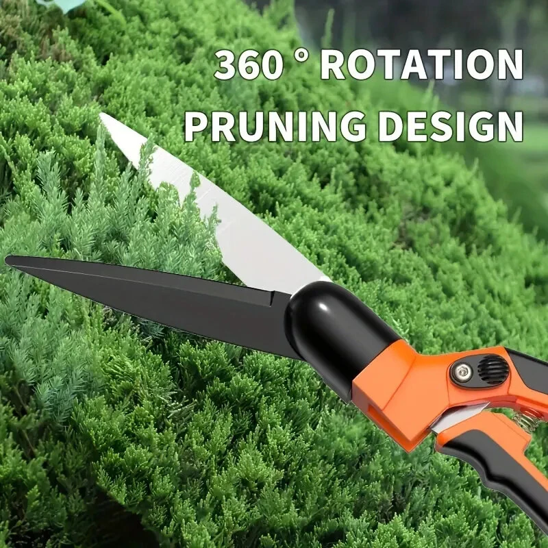 SK5 Steel Gardening Shears - 360° Rotating Blade | Heavy Duty Anti-Rust Pruning Shears - Image 3