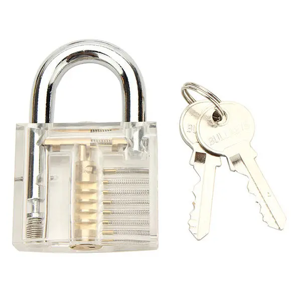 3Pcs Transparent Cutaway Practice Padlock Set | Inside View for Locksmith Training & Lock Picks - Image 5