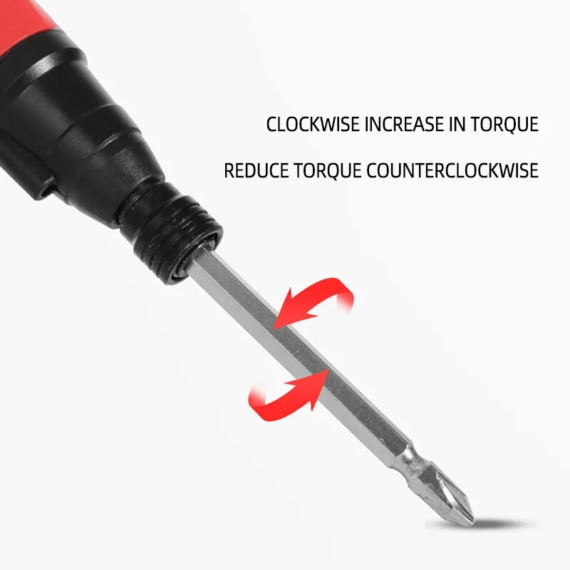 Portable Electric Screwdriver 3.6V Rechargeable - 2/10Nm Torque - Compact DIY Tool Kit - Image 4