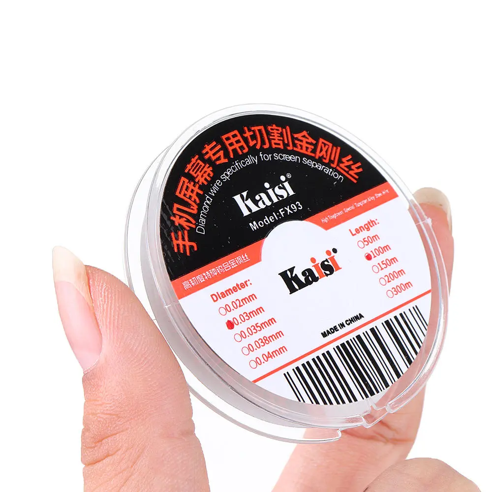 kaisi 0.03mm 100m Molybdenum Wire | LCD Screen Separator Repair Tool for Phone - Image 2