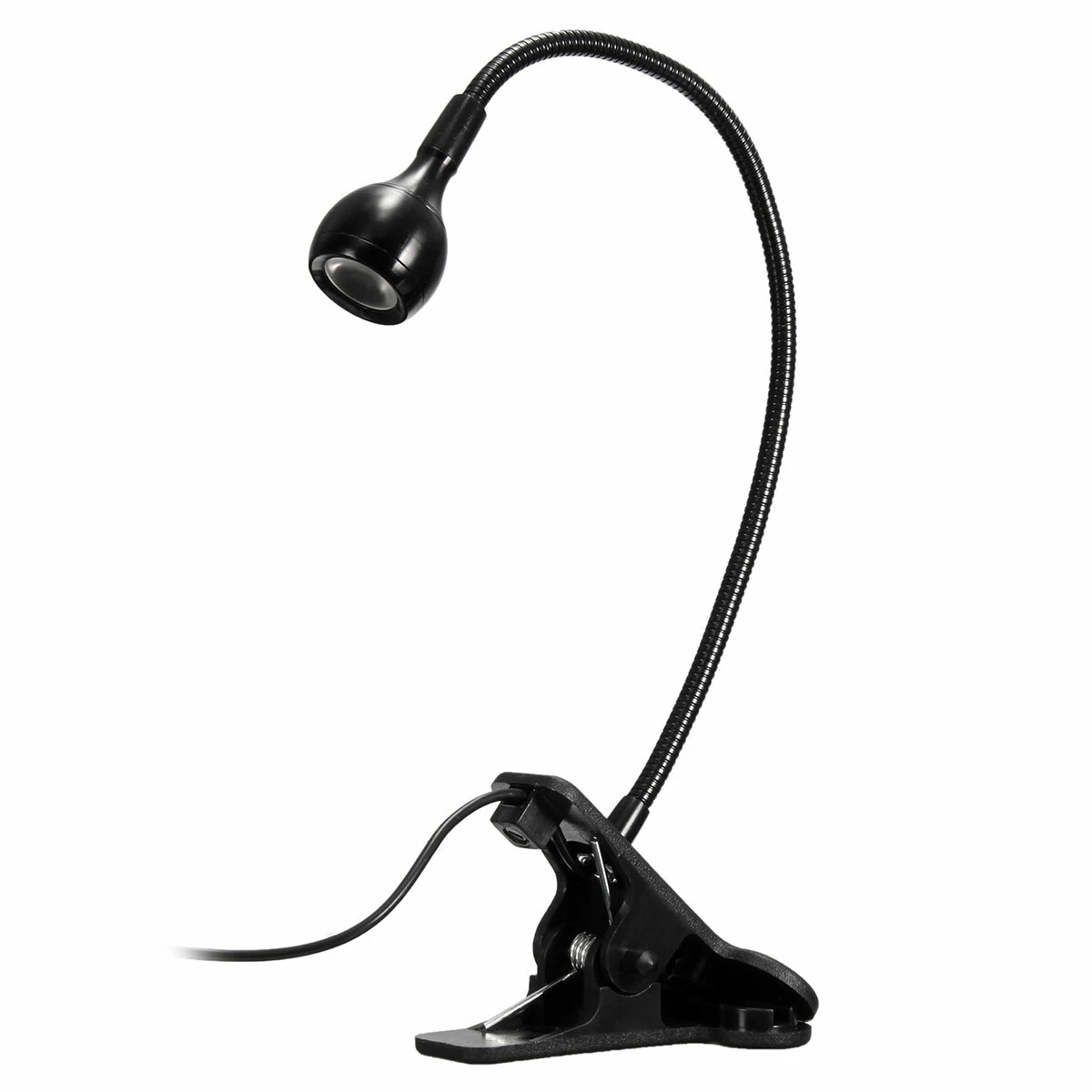 Flexible USB LED Reading Light - Clip On Bedside Desk Lamp for Books - Image 4