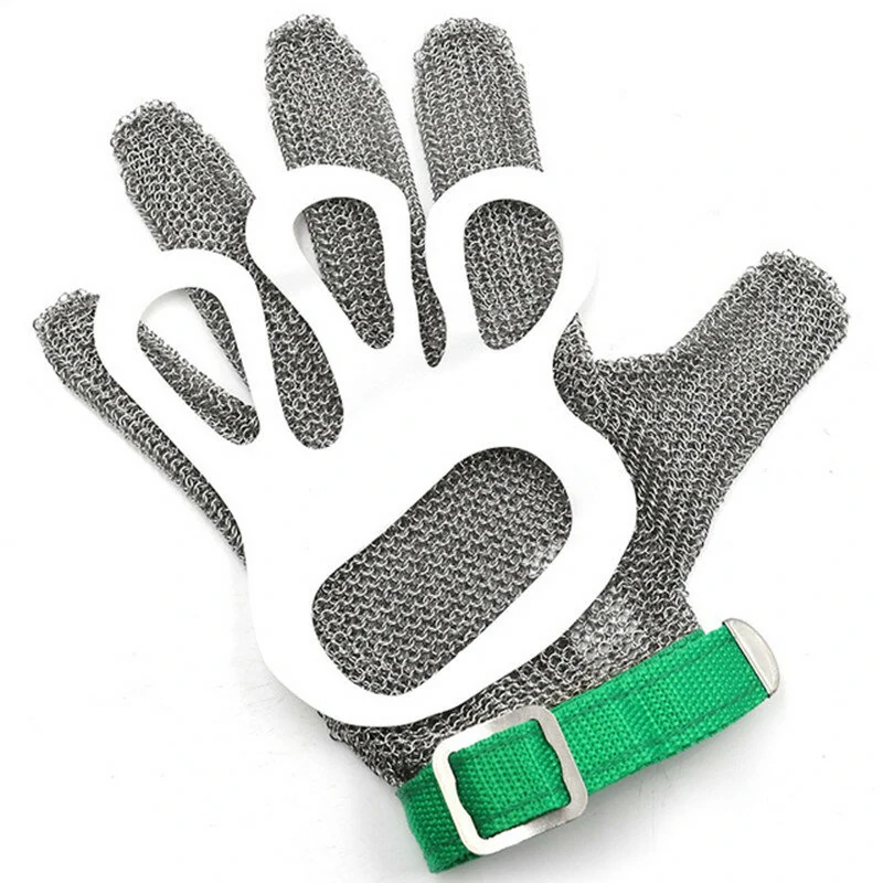 304 Stainless Steel Grade 5 Cut Resistant Gloves | Metal Mesh for Mechanical Handling & Hand Protection - Image 5