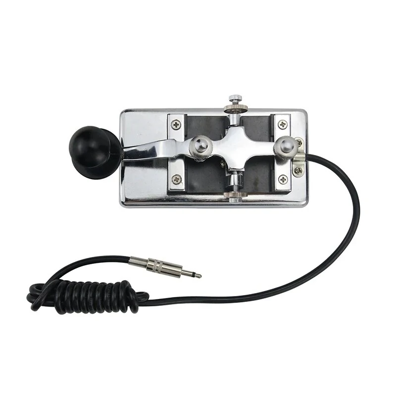 HY-K4 Manual Telegraph Morse Key - Shortwave Radio Morse Code Practice & CW Communications - Image 2
