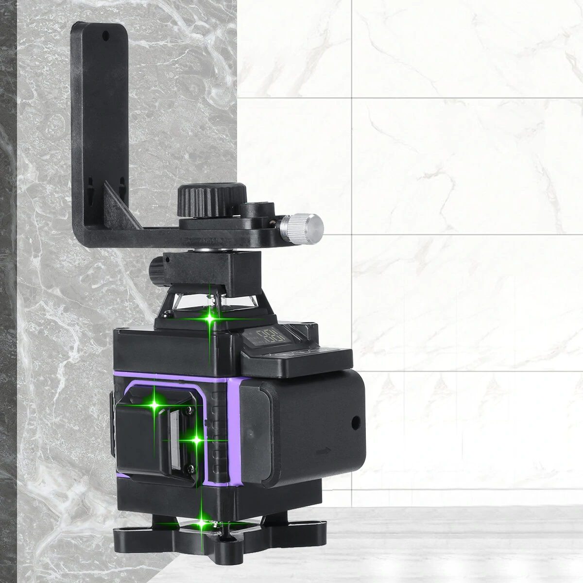 16 Line 4D Green Laser Level | Self-Leveling 360° Rotary Cross Line - Image 2