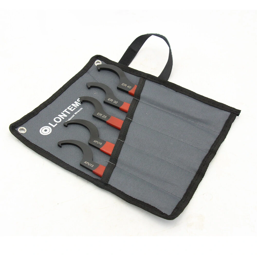 APU13 16 ER25 32 40 Wrench Set - 5PCS High-Speed Steel Tool for Precision Work-Holding - Image 2