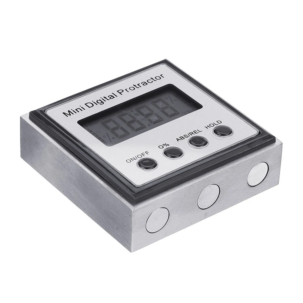 Drillpro Digital Protractor | 360 Degree Mini Inclinometer with Magnetic Base - Image 4