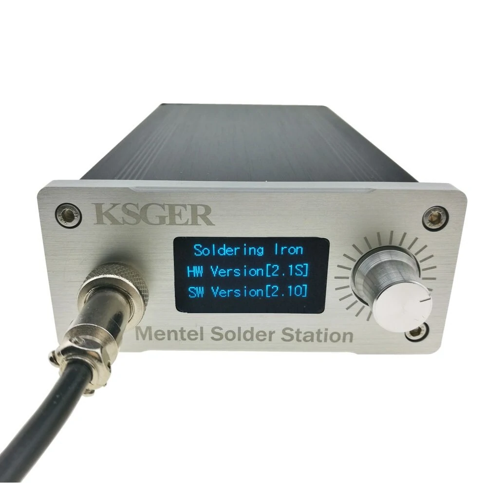 KSGER T12 Soldering Station - STM32 OLED DIY Kit with Aluminum Alloy Case - Image 2