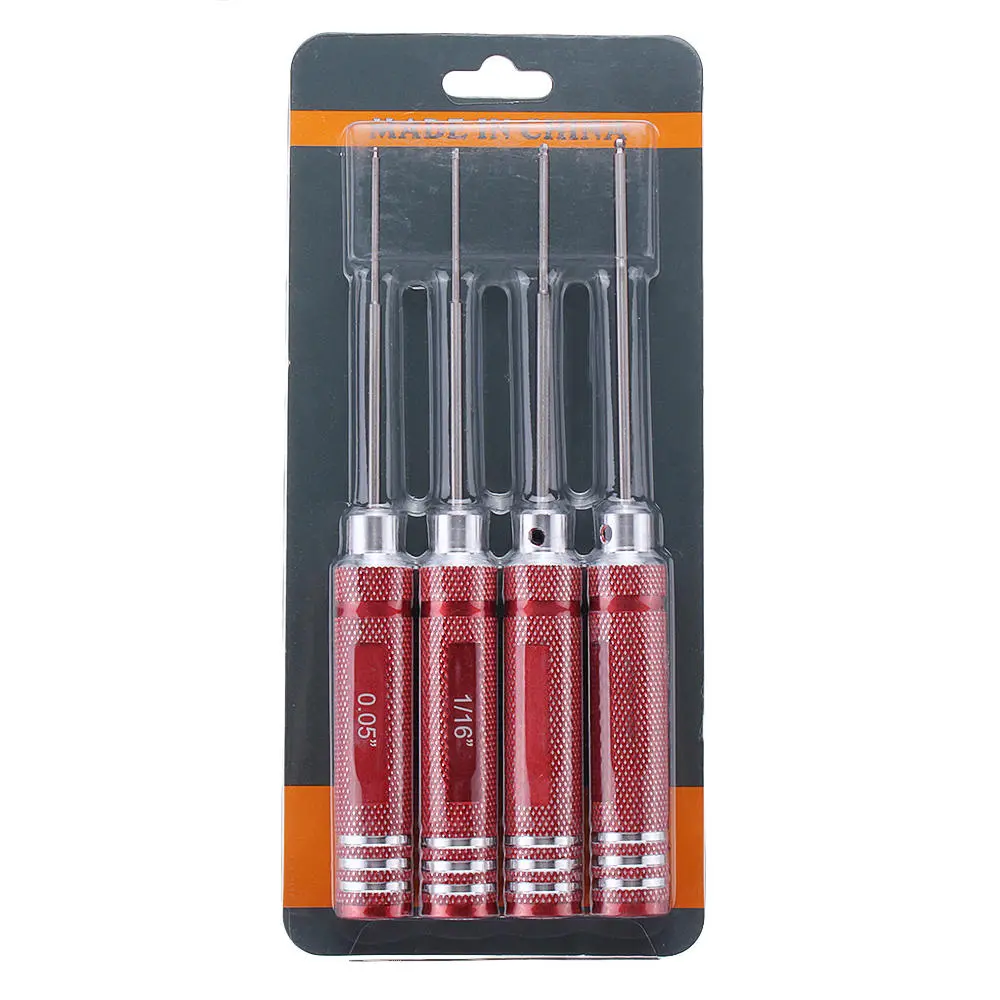 Drillpro 4pcs HSS Ball Screwdrivers Kit - 0.05 1/16 3/32 5/64 Inch Repair Tool - Image 5