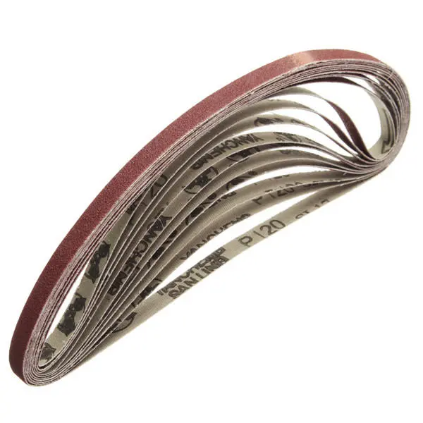 3M 10x600mm Sanding Belts - 10pcs 60-600 Grit | Abrasive Tools - Image 4