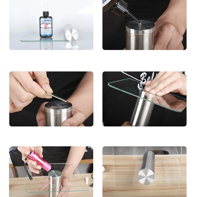 Kafuter K-303 UV Glue | 50ml Acrylic Adhesive for Glass | UV Curing Transparent - Image 2