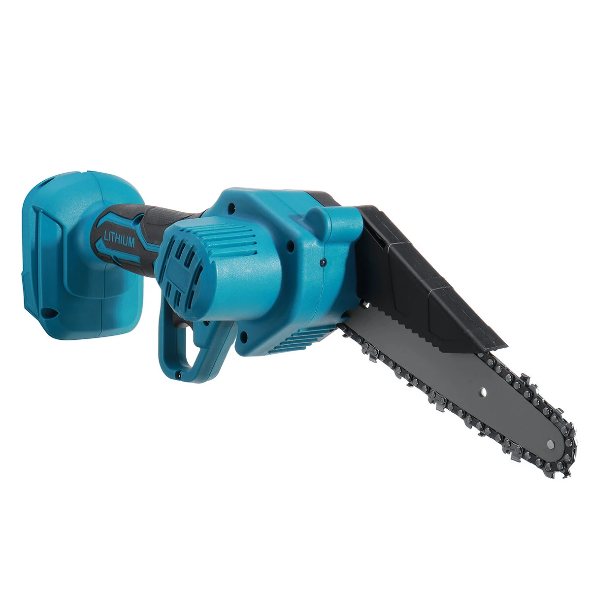 Drillpro 6 Inch Electric Chain Saw - Portable One-Hand Saw for Makita 18V Battery - Image 3