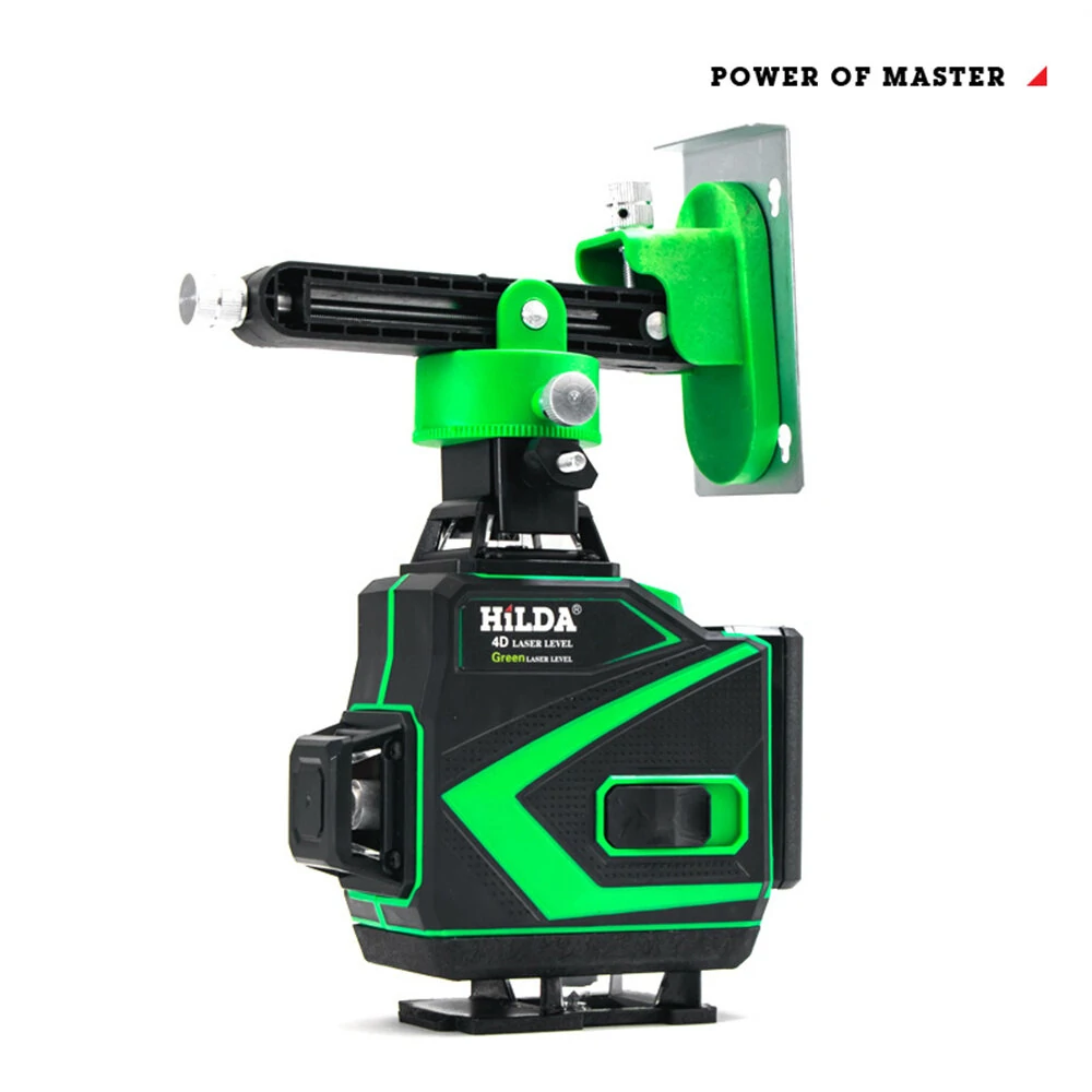 HILDA 16 Line Green Laser Level | Self-Leveling | Dual Battery | EU Plug - Image 3