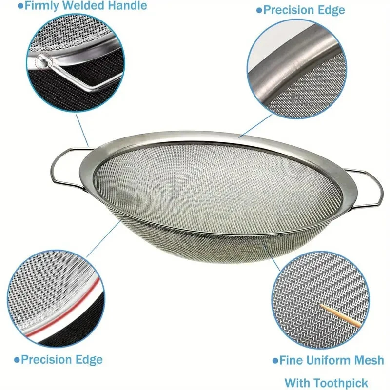 Stainless Steel 60 Mesh Paint Strainer - Fits 5 Gallon Bucket - Reusable & Easy Clean - Image 2