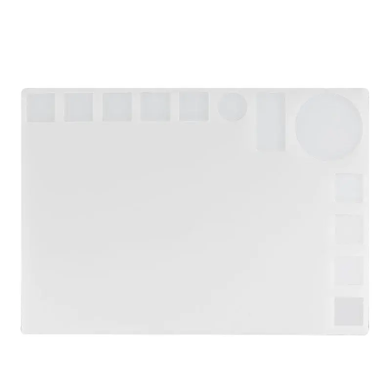 35x25cm Transparent Heat Resistant Silicone Pad | Desk Mat Maintenance Platform - Image 3