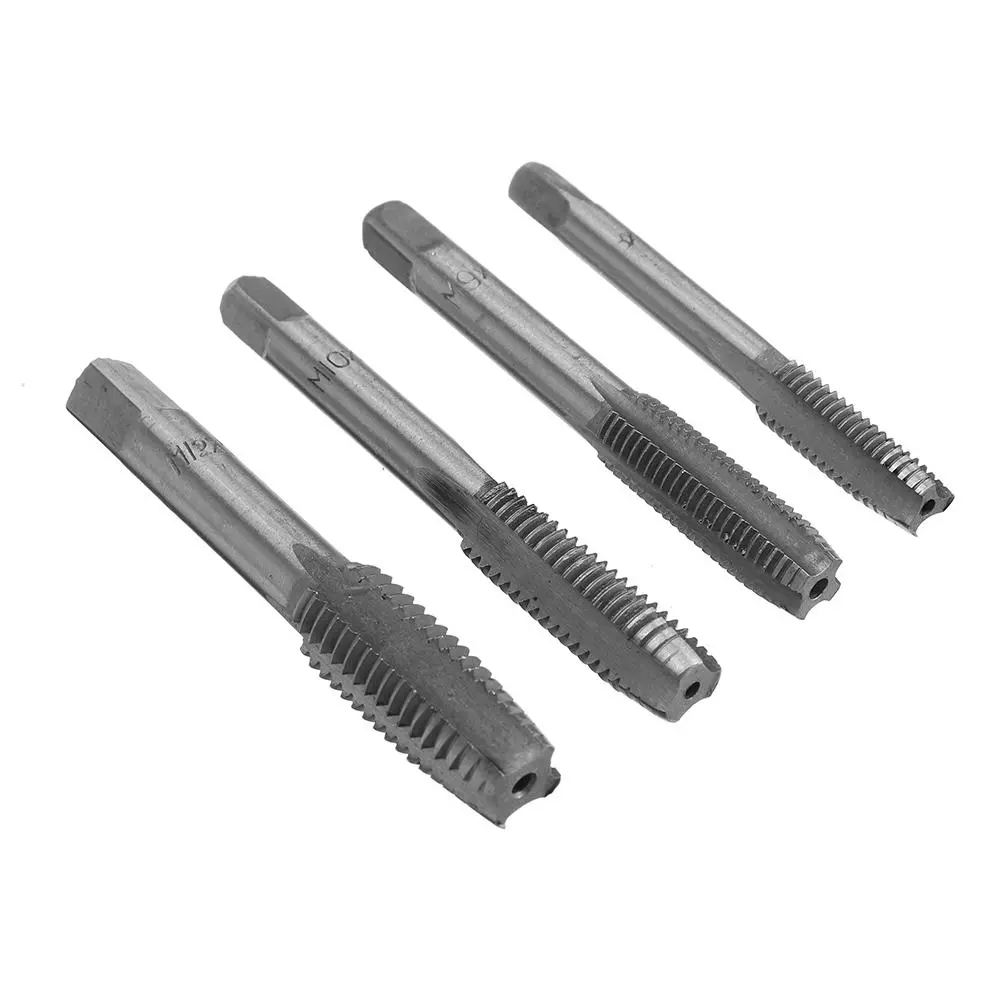 Drillpro M3-M12 Adjustable Tap Spanner with 10pc Hand Tap Set | Screw Threading Tool - Image 5