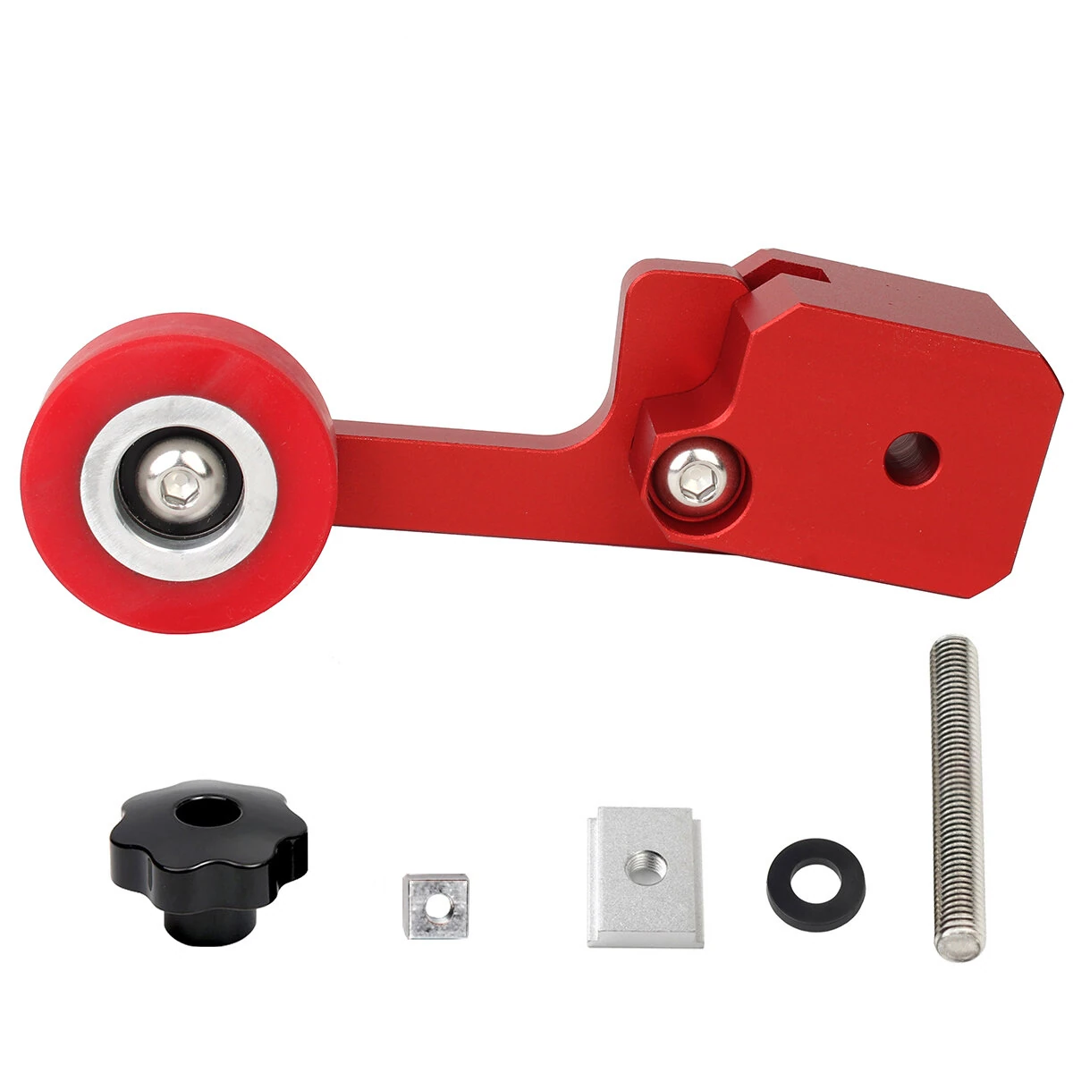 Woodworking Feather Loc Board Saw Table Pressing Feeder | One-Way Bearing Roller Safety Pushing Tool - Image 2