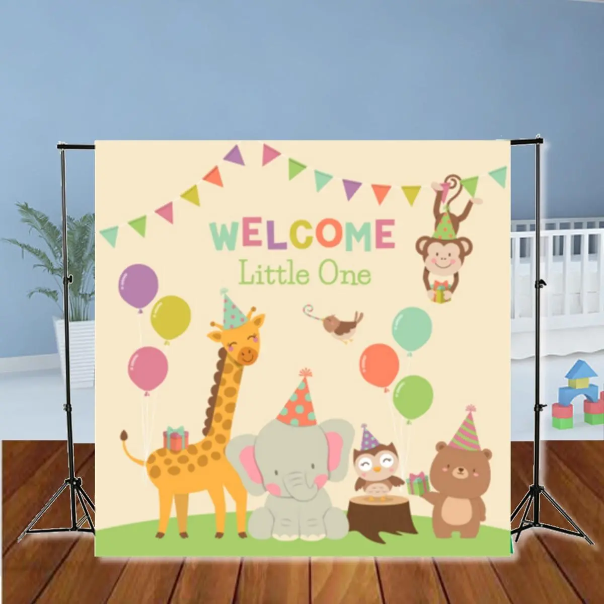 Photo Backdrop 180x180cm - Studio Birthday Party Background Screen - Image 3
