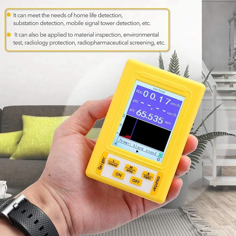 BR-9C 2-in-1 Digital Geiger Counter | Handheld Portable Radiation Tester - Image 4
