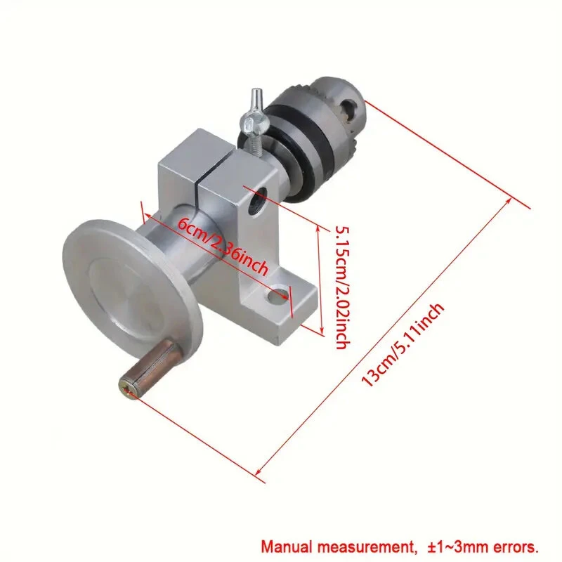 Telescopic Chuck for Lathes - Adjustable Stroke 0.6-6mm - Steel & Aluminum - 31mm Center Height - Image 4