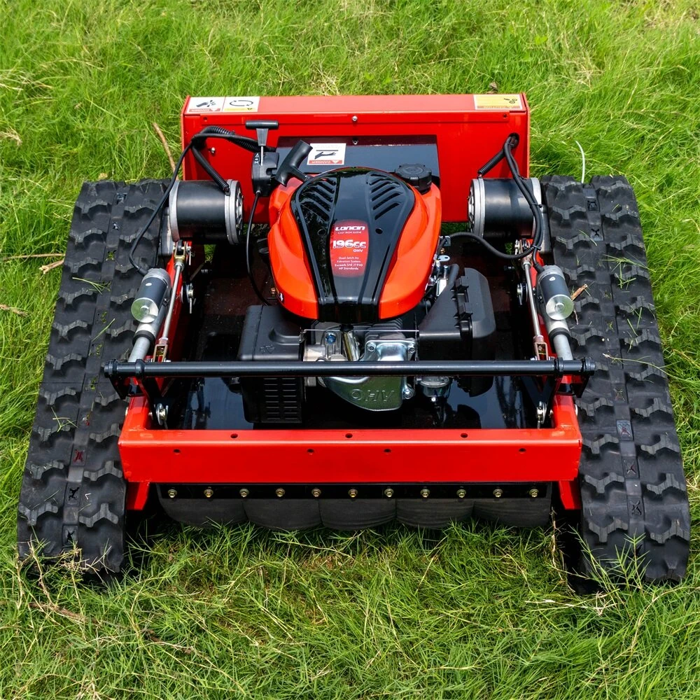 HT-550B Remote Controlled Lawn Mower | 550mm 9HP Gasoline Engine | Adjustable Height & 45° Inclination - Image 5