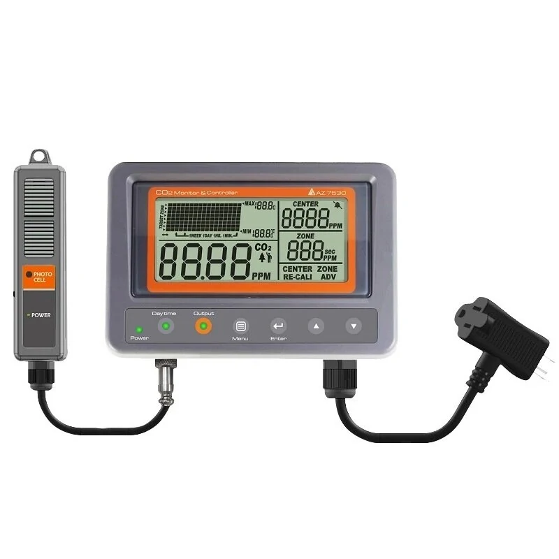 AZ7530 CO2 Monitor Controller with NDIR Sensor - Relay Function for Home Office Factory - Image 2