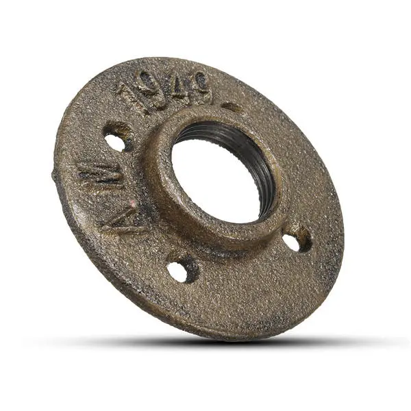 Malleable Iron Floor Flange - 1 Inch Threaded for Pipe Fittings & Wall Mount - Image 3