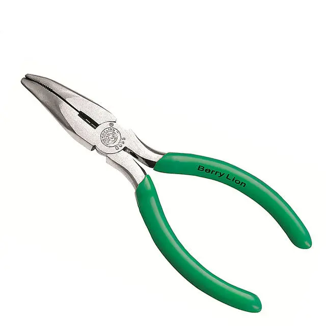 BERRYLION 5-Inch Curved Nose Pliers | Wire Stripper & Crimping Tool - Image 2