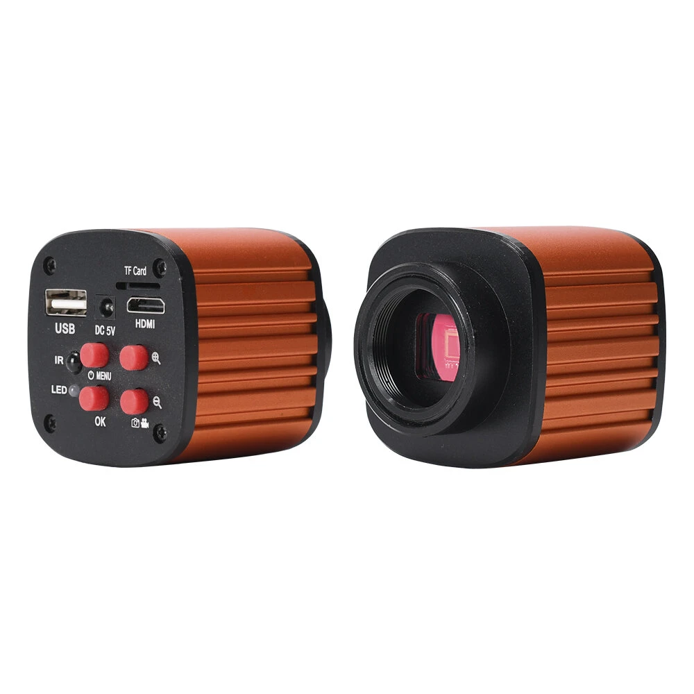 24MP HDMI Digital Microscope Camera | 1080P, 130X Zoom, C-Mount Lens for PCB Repair - Image 5