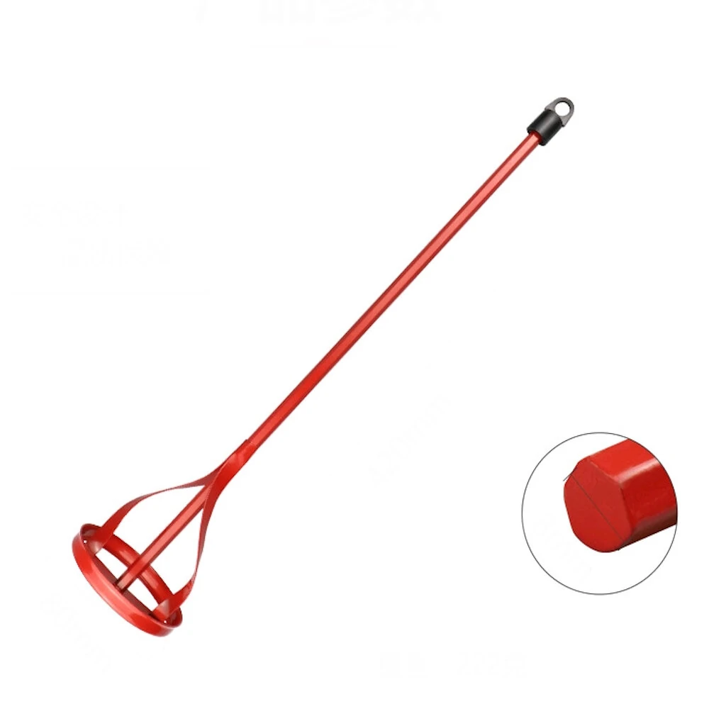Electric Hexagonal Shank Cement Mixing Rod - With Protective Sleeve for Drill - Image 4