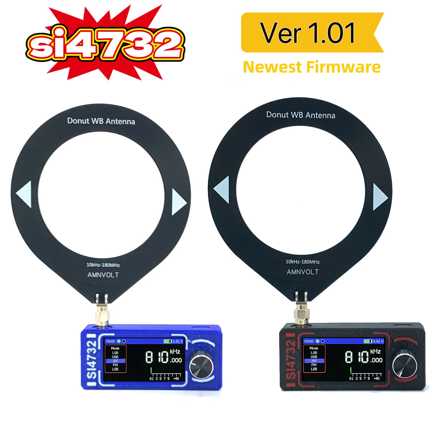 ATS MINI ESP32-S3 SI4732 Pocket Radio - DSP Receiver Full Band FM AM SW SSB | 1.9in IPS Screen - Image 3