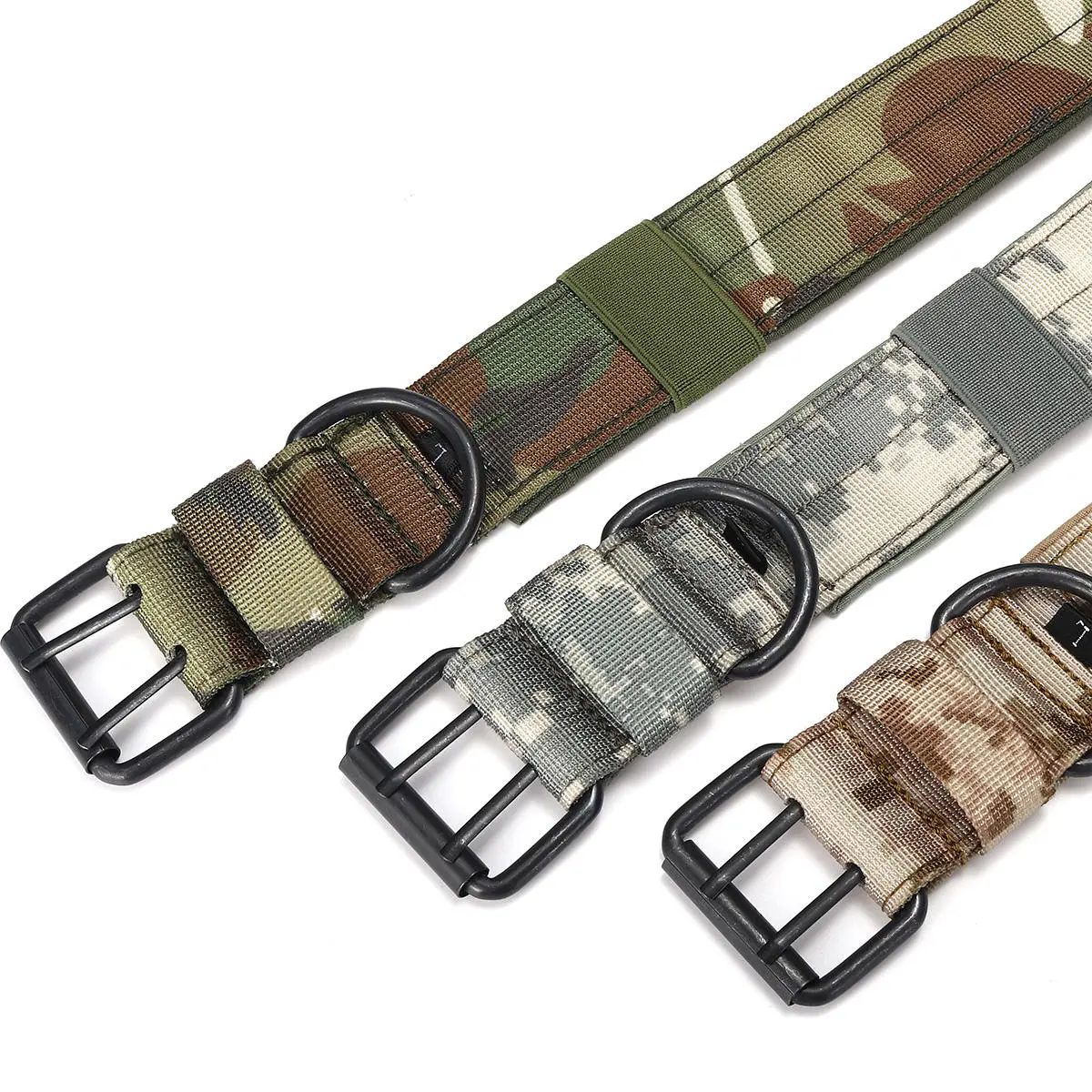 M Tactical Military Dog Training Collar - Adjustable Nylon Leash with Metal Buckle - Image 3