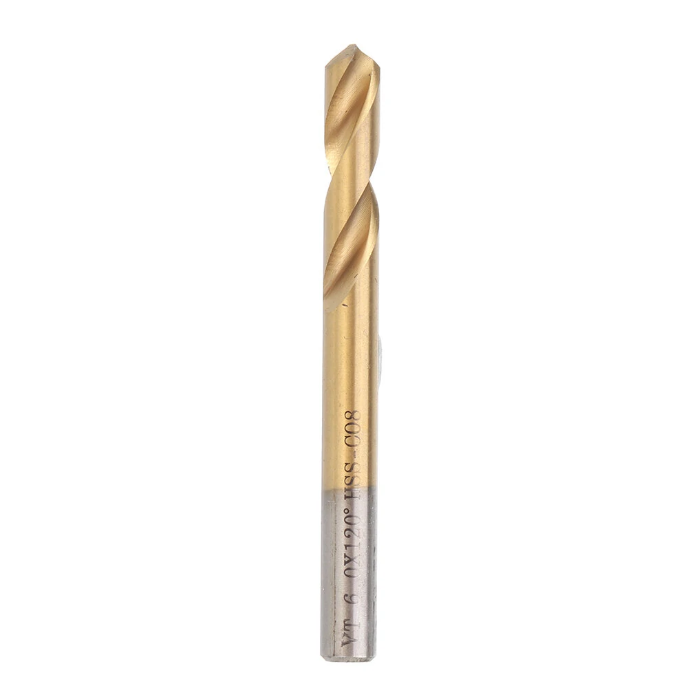 Drillpro 120 Degree Spot Drill | 3-12mm Titanium M42 Cobalt Bit | Chamfer Guide Tool - Image 2