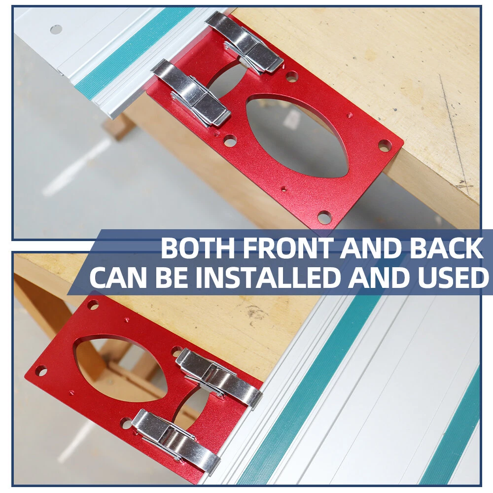 Enjoywood Track Saw Rail Square Guide - Right Angle Guide for Makita Festool Milwaukee - Image 4