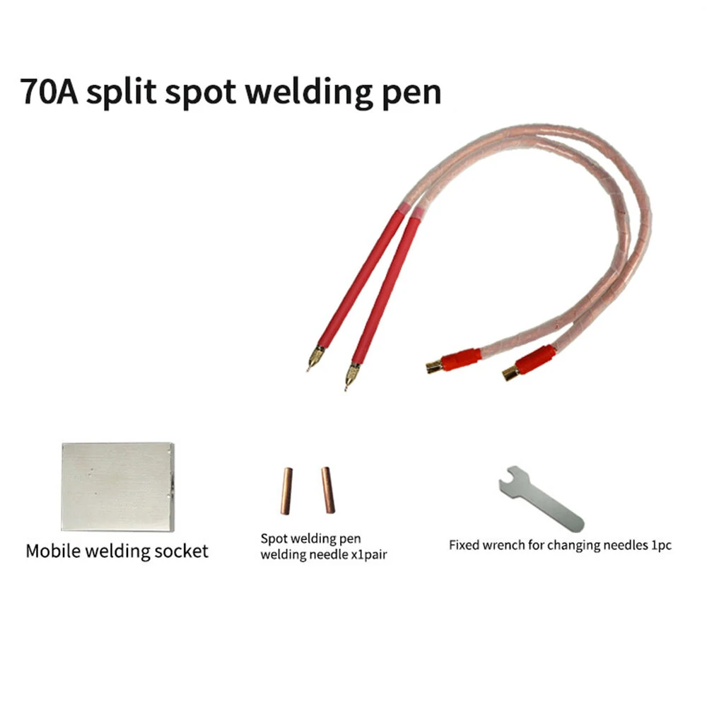 SUNKKO S-70A Split-Type Welding Pen | 16mm Low Resistance 24K Gold Plug | For Apple & Android Phone Battery Repair - Image 4