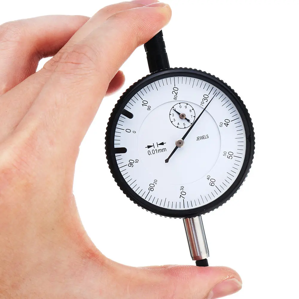 Precision Dial Indicator 0-10mm | 0.01mm Resolution | 58mm Dial Gauge - Image 2