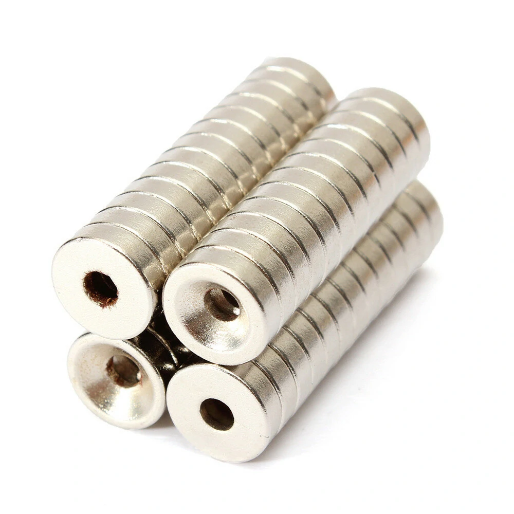 Effetool N50 10x3mm Ring Magnets - 100pcs Strong Neodymium Magnets 3mm Hole - Image 5
