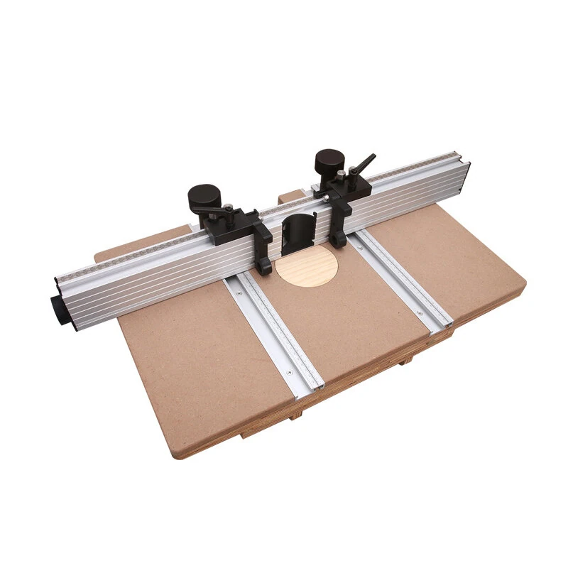 ENJOYWOOD Drill Press Table Fence - Aluminum Alloy 715mm/920mm with Dust Collection - Image 2