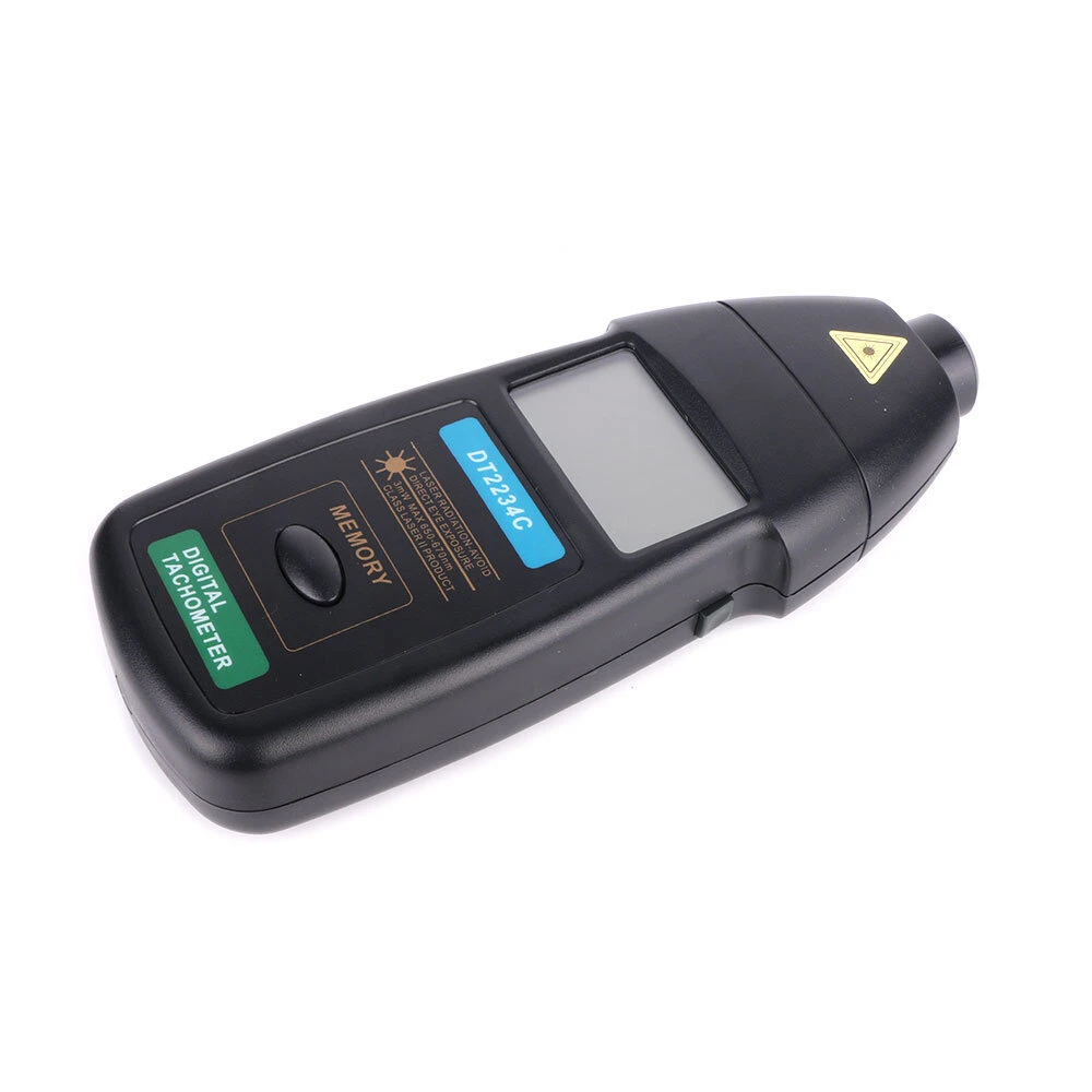 DT2234C Digital Laser Tachometer | Non-Contact RPM Meter 2.5-99999RPM | LCD Display - Image 4
