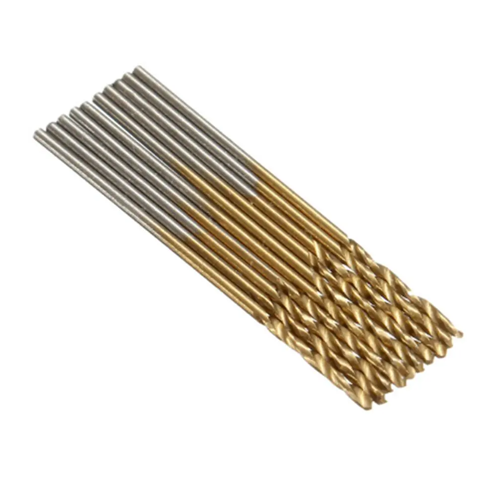 Doersupp 50Pcs Titanium Drill Bit Set | 1-3mm HSS for Wood & Metal - Image 3