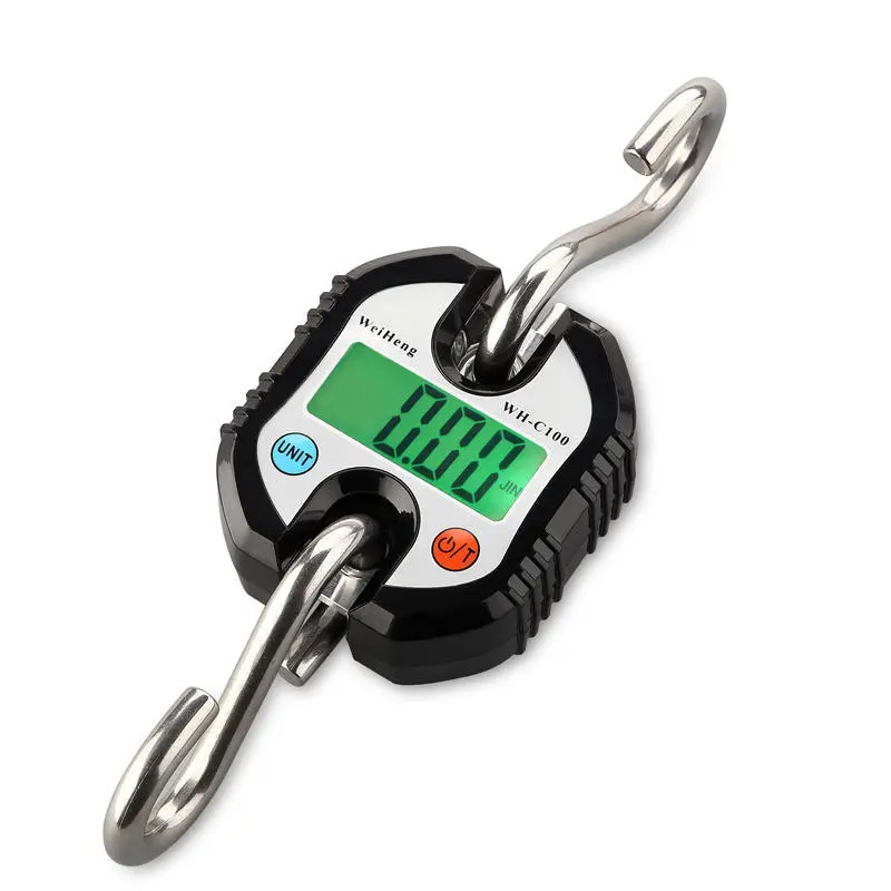 WeiHeng 150kg Digital Crane Scale - 50g Precision LCD - Heavy Duty Hook Scale - Image 2