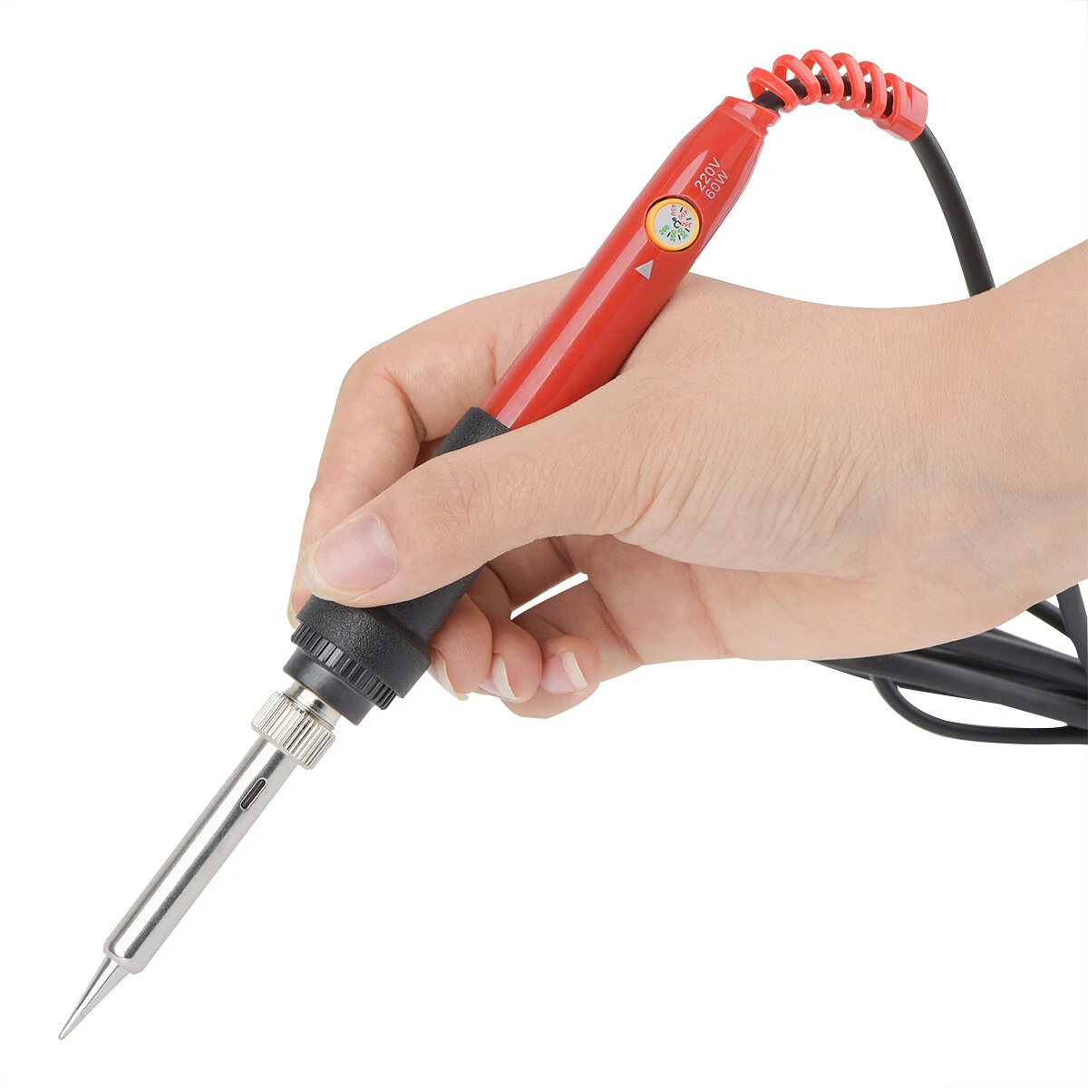 JCD 908 60W Soldering Iron Kit - Adjustable Temperature with 5 Tips - Image 3