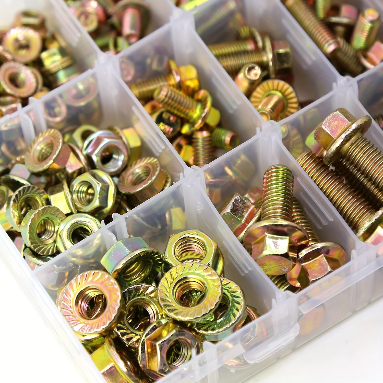 Grade 8.8 Alloy Steel Hex Screws & Nuts Kit 240pcs | M5 M6 M8 Metric | Corrosion-Resistant - Image 4
