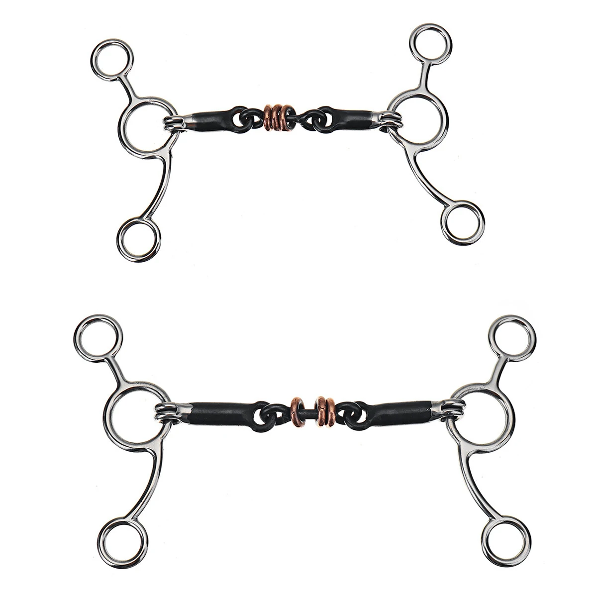 Stainless Steel Horse Mouth Ring Bit - 135mm/145mm Equestrian Snaffle Tool - Image 2