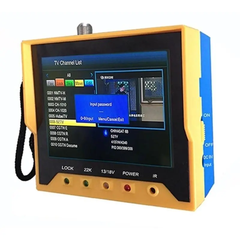 KPT-356H 3.5 Handheld DVB-S/S2 Satellite Finder - LCD TFT Display | Multi-Function - Image 2