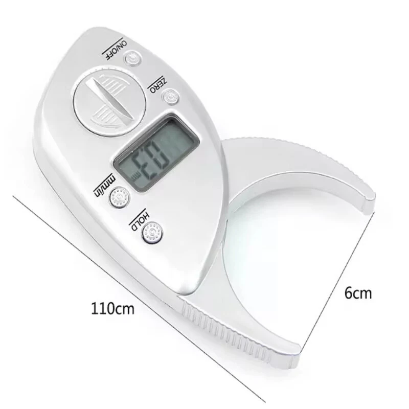Electronic Digital Body Fat Caliper - LCD Display, Accurate Skinfold Measurement - Home Fitness Tool - Image 3